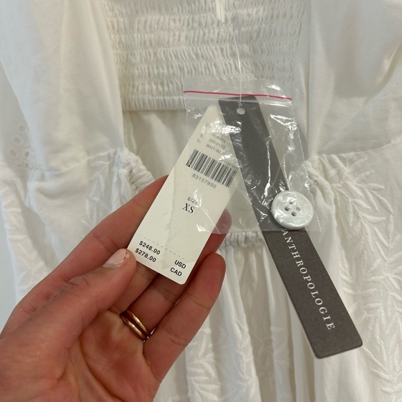 The Leia Eyelet Handkerchief-Hem Dress NWT XS - Picture 4 of 8